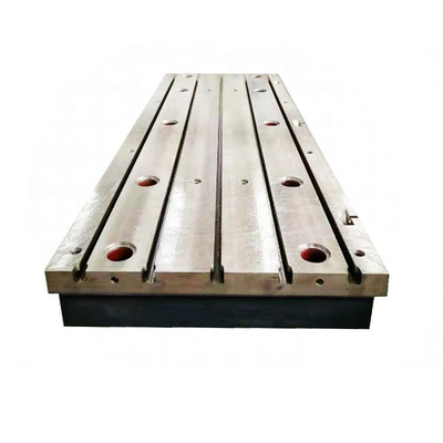Alcohol Coating Cast Iron Floor Plates T Slot Bed Plate 4000 X 2000mm