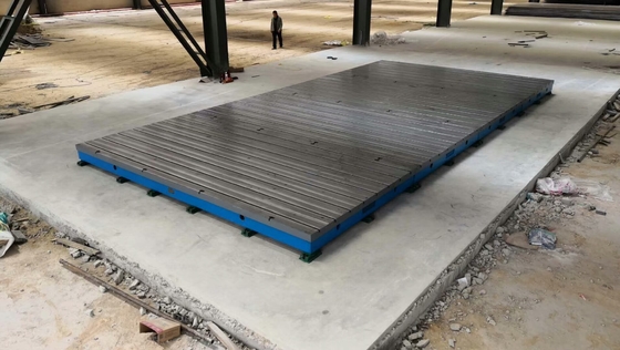 Hollow Surface 2 Grade Cast Iron T Slot Table Machine Test Plate